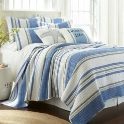 Budget ⭐ St Bart Quilt and Pillow Sham Set - Levtex Home 💯 -Bedding Sets & Collections Sales Shop unnamed file 16499