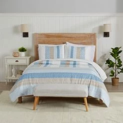 Discount ⌛ Great Bay Home Patchwork Stripe Quilt Set 🤩 -Bedding Sets & Collections Sales Shop unnamed file 16505