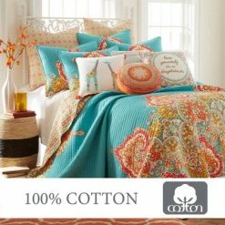 Best Pirce ✨ Mariska Damask Quilt and Pillow Sham Set - Levtex Home 🔔 -Bedding Sets & Collections Sales Shop unnamed file 16509