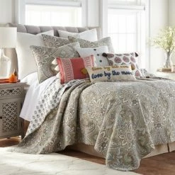 Best deal ✔️ Kassandra Quilt and Pillow Sham Set - Levtex Home 🔔 -Bedding Sets & Collections Sales Shop unnamed file 16569