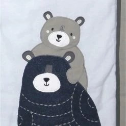 Hot Sale 🎉 Lambs & Ivy Signature Montana 5-Piece Baby Crib Bedding Set - Blue,Grey,Brown Bears and Mountains 🔥 -Bedding Sets & Collections Sales Shop unnamed file 16599