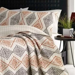 Brand new 🛒 Beige Cusco Rhombus Quilt Set - Azalea Skye 🤩 -Bedding Sets & Collections Sales Shop unnamed file 16640