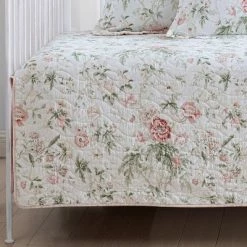 Promo ❤️ 39" X 75" Breezy Floral Daybed Quilt & Sham Bonus Set Pink - Laura Ashley ✔️ 5 Promo ❤️ 39" X 75" Breezy Floral Daybed Quilt & Sham Bonus Set Pink - Laura Ashley ✔️ -Bedding Sets & Collections Sales Shop unnamed file 16657