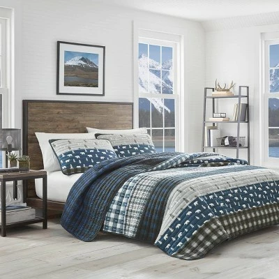 Best Pirce π Creek Plaid Reversible Quilt Set Blue - Eddie Bauer β€οΈ 2 Best Pirce π Creek Plaid Reversible Quilt Set Blue - Eddie Bauer β€οΈ - Image 2
