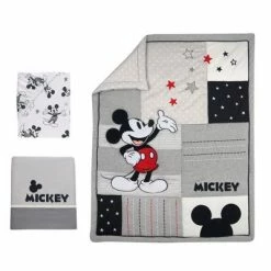Cheapest 😀 Lambs & Ivy Disney Baby Magical Mickey Mouse 3-Piece Crib Bedding Set - Gray 😀 -Bedding Sets & Collections Sales Shop unnamed file 16727