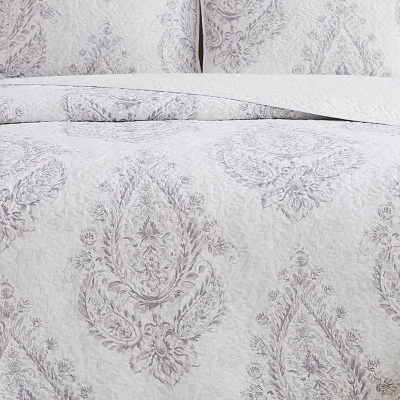Wholesale π Cottage Classics Paisley Blossom Quilt Set Purple π 1 Wholesale π Cottage Classics Paisley Blossom Quilt Set Purple π