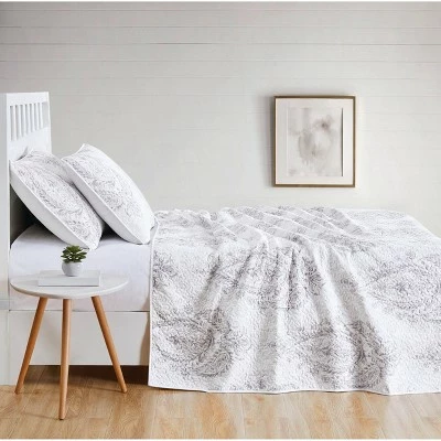 Wholesale π Cottage Classics Paisley Blossom Quilt Set Purple π 4 Wholesale π Cottage Classics Paisley Blossom Quilt Set Purple π - Image 4