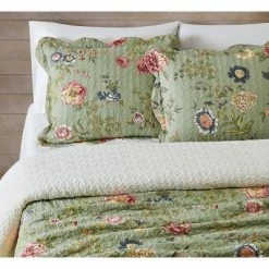 Wholesale 🔔 Pem-America Edens Garden Quilt Set Assorted Greens 👏