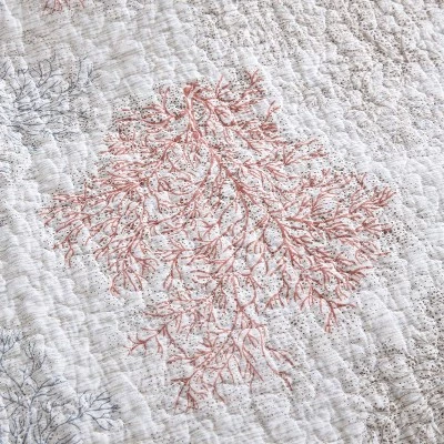 Cheap π Laura Ashley - Saltwater Quilt & Sham Set Coral Pink π― 1 Cheap π Laura Ashley - Saltwater Quilt & Sham Set Coral Pink π―