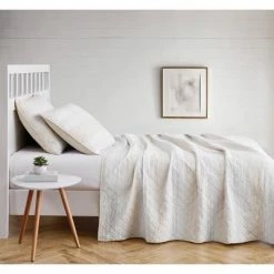 Buy 🛒 Cottage Classics Farmhouse Stripe Quilt Set Tan ✔️ -Bedding Sets & Collections Sales Shop unnamed file 16863