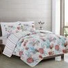 Best Sale 💯 Great Bay Home Seabreeze Coastal Beach Reversible Quilt Set King 🔔