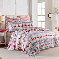 Best deal ✨ Silent Night Teal Holiday Quilt Set - Levtex Home ⭐