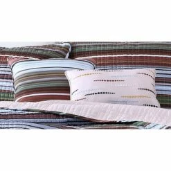 Deals ⌛ Haze Stripe 5pc Quilt Set - Geneva Home Fashion Multicolored 🌟