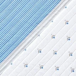 Deals 🔔 Great Bay Home Wide Striped Reversible Quilt Set King Blue / Taupe 💯 -Bedding Sets & Collections Sales Shop unnamed file 17017