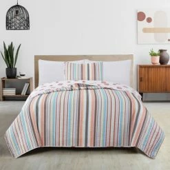 Deals ✨ Great Bay Home Key Largo Coastal Beach Reversible Quilt Set ✔️ -Bedding Sets & Collections Sales Shop unnamed file 17088