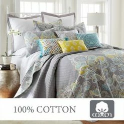 Deals 🤩 Cressley Quilt and Pillow Sham Set - Levtex Home 🔔 -Bedding Sets & Collections Sales Shop unnamed file 17121