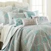 Hot Sale 👍 Gramercy Teal Quilt and Pillow Sham Set - Levtex Home 🛒