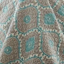 Hot Sale 👍 Gramercy Teal Quilt and Pillow Sham Set - Levtex Home 🛒 -Bedding Sets & Collections Sales Shop unnamed file 17150