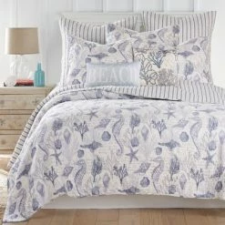 Best Pirce 🎉 Tahiti Grey Quilt and Pillow Sham Set - Levtex Home 👏 -Bedding Sets & Collections Sales Shop unnamed file 17164