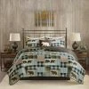 Cheap 😀 Woolrich Twin Falls Oversized Quilt Set Brown/blue 👍