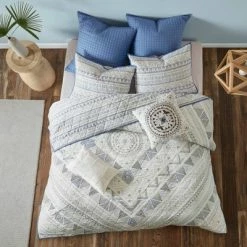 Cheapest 💯 Urban Habitat Blue Sydney Cotton Reversible Coverlet Set -7pc 🔥 -Bedding Sets & Collections Sales Shop unnamed file 17242