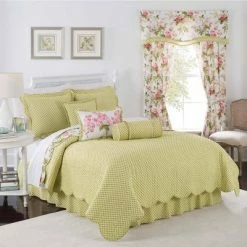 Best Sale 🔥 Waverly Emma's Garden 3pc Quilt Set - Green/Pink 🛒 -Bedding Sets & Collections Sales Shop unnamed file 17266
