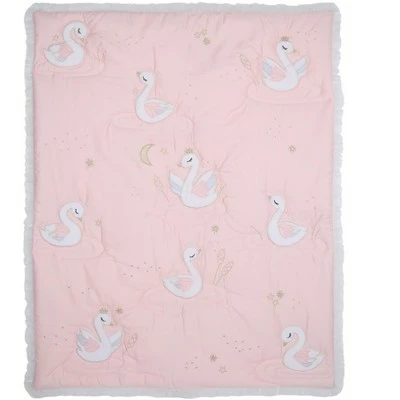 Top 10 β¨ Lambs & Ivy Signature Swan Princess Pink Sateen 3-Piece Baby Crib Bedding Set π 2 Top 10 β¨ Lambs & Ivy Signature Swan Princess Pink Sateen 3-Piece Baby Crib Bedding Set π - Image 2