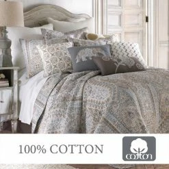 Brand new 👏 Casablanca Grey Quilt and Pillow Sham Set - Levtex Home 🤩 -Bedding Sets & Collections Sales Shop unnamed file 17342