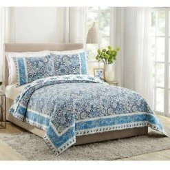 Outlet 🧨 Bisou Floral Quilt Set - Dena Home 😍