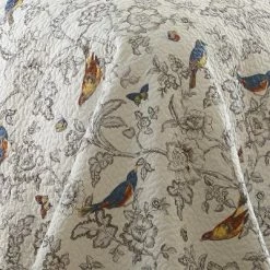 Best Pirce 🛒 Mockingbird Toile Quilt and Pillow Sham Set - Levtex Home 🌟 -Bedding Sets & Collections Sales Shop unnamed file 17361