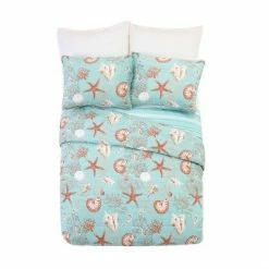 Outlet 🧨 Modern Heirloom Starfish And Shells Quilt Sets 🔥