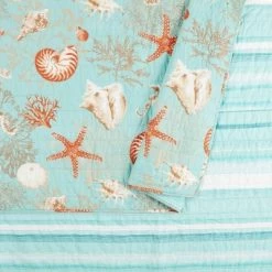 Outlet 🧨 Modern Heirloom Starfish And Shells Quilt Sets 🔥 -Bedding Sets & Collections Sales Shop unnamed file 17367