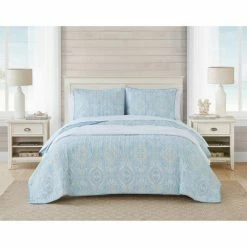 Wholesale ❤️ Twin Turtle Cove Quilt & Sham Set Light Turquoise/Aqua - Tommy Bahama 🌟