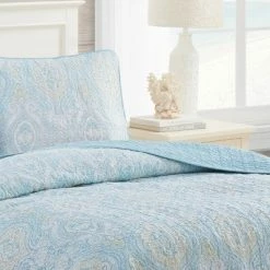 Wholesale ❤️ Twin Turtle Cove Quilt & Sham Set Light Turquoise/Aqua - Tommy Bahama 🌟 -Bedding Sets & Collections Sales Shop unnamed file 17392