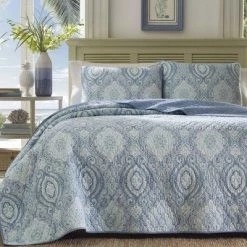 Budget 💯 Twin Turtle Cove Quilt & Sham Set Turquoise/Aqua - Tommy Bahama ⌛ -Bedding Sets & Collections Sales Shop unnamed file 17431