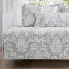 Brand new ⭐ 39" X 75" Venetia Daybed Quilt & Sham Bonus Set Gray - Laura Ashley 👍