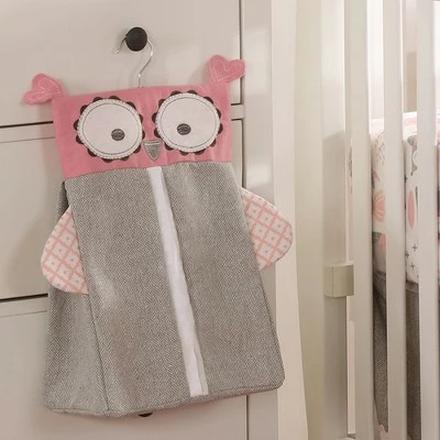 New π Night Owl Pink 5-Piece Crib Bedding Set - Levtex Baby π 3 New π Night Owl Pink 5-Piece Crib Bedding Set - Levtex Baby π - Image 3