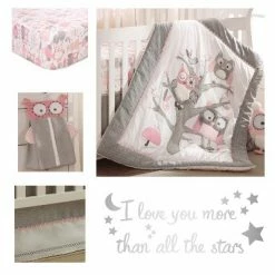 New π Night Owl Pink 5-Piece Crib Bedding Set - Levtex Baby π 9 New π Night Owl Pink 5-Piece Crib Bedding Set - Levtex Baby π -Bedding Sets & Collections Sales Shop unnamed file 17497