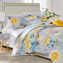 Best reviews of ⌛ Watercolor Dream Quilt & Sham Set - Greenland Home Fashions White 👏 -Bedding Sets & Collections Sales Shop unnamed file 17551