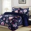 Buy 🤩 Zara Digital Printed Oversized Velvet Quilt Set - Tribeca Living Multicolored 🛒