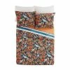 Budget 🎁 Peacock Garden Quilt & Sham Set Blue/Orange - Dena Home ✨