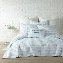 Top 10 🌟 Aqua Breeze Quilt and Pillow Sham Set - Levtex Home 🤩 -Bedding Sets & Collections Sales Shop unnamed file 17664