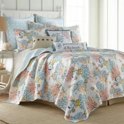 Promo ⌛ Bay Islands Quilt and Pillow Sham Set - Levtex Home 🤩 -Bedding Sets & Collections Sales Shop unnamed file 17676