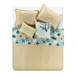 Brand new ✔️ Aquatic Reversible Quilt Set Blue/Yellow - VCNY ✨ -Bedding Sets & Collections Sales Shop unnamed file 17716