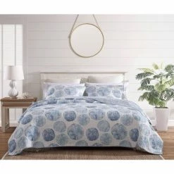 Cheapest 👏 Ocean Isle Cotton Quilt & Sham Set Blue - Tommy Bahama 🎁 -Bedding Sets & Collections Sales Shop unnamed file 17769