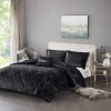 Cheapest 🛒 Intelligent Design Alyssa Velvet Comforter Set Gray 💯