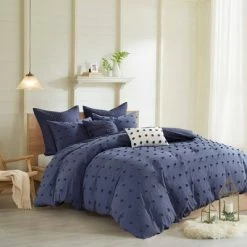 Cheapest 🤩 Urban Habitat Kay Comforter Set Indigo Blue 🔔