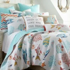 Deals ⭐ Barrier Reef Quilt Set - Levtex Home 🔥