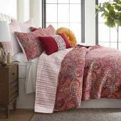 Hot Sale 🛒 Kimpton Red Quilt Set - Levtex Home ⌛ -Bedding Sets & Collections Sales Shop unnamed file 18065