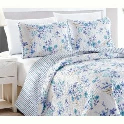 Hot Sale ❤️ Great Bay Home April Morning Floral Printed Quilt Set 😍 -Bedding Sets & Collections Sales Shop unnamed file 18068
